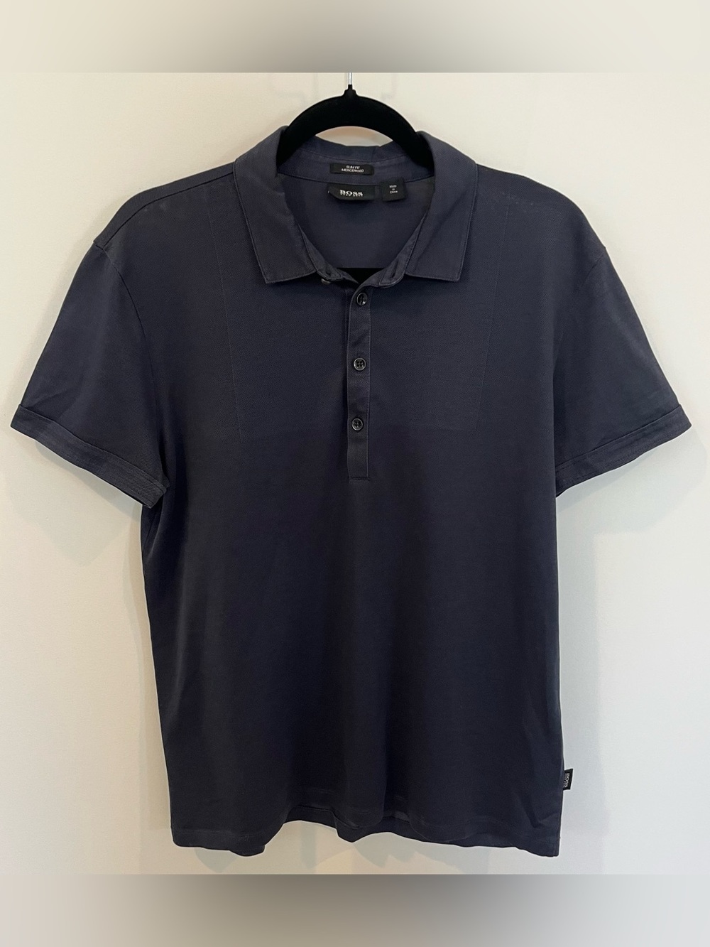 Boss Men’s Navy Blue Large Polo Shirt